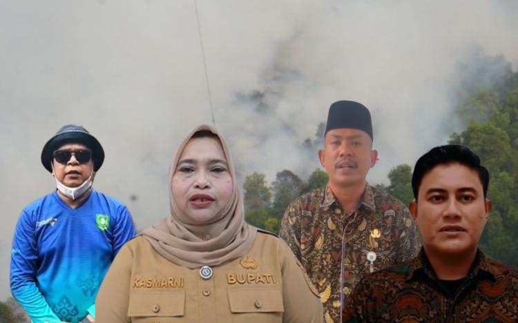 Bupati dan Camat di Bengkalis Serukan Larangan Bakar Lahan Jelang Musim Kemarau
